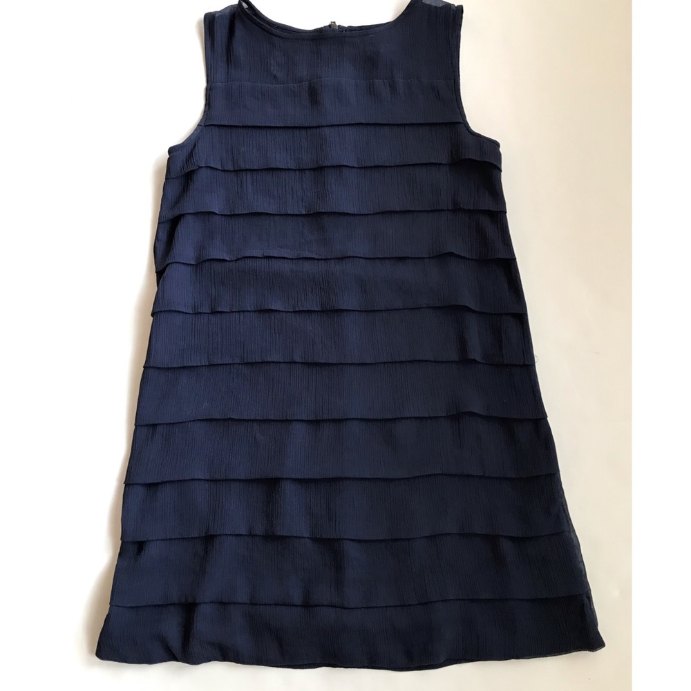 H&M Women’s Sleeveless Tiered Navy Dress    Size 6